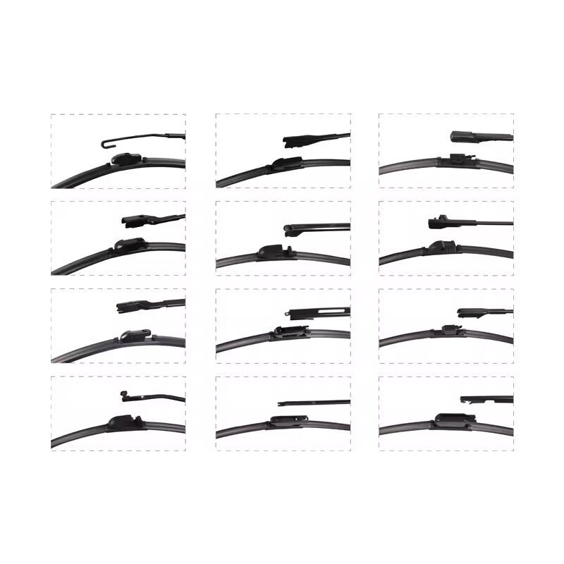 Multi-type frameless wipers