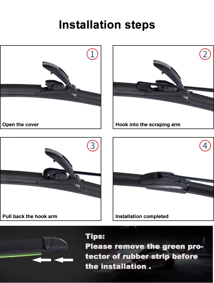 how to fit wiper blades