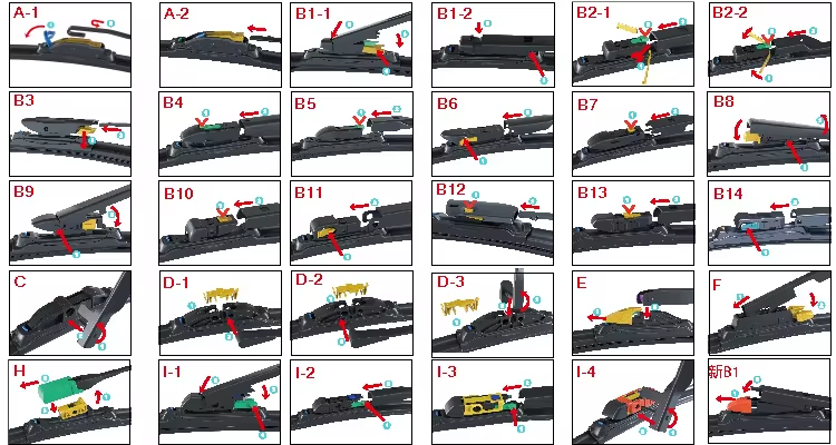 how to install rain x wiper blades