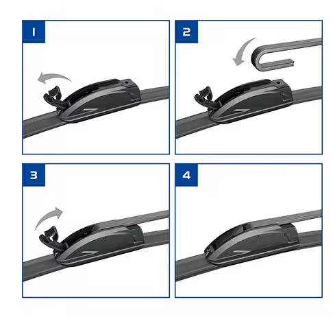 Hybrid Windscreen Wiper Blades